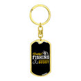 thumbnail image 4 of Daddy'S Fishing Buddy Hook Stainless Steel or 18k Gold Premium Swivel Dog Tag Keychain, 4 of 10