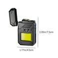 thumbnail image 3 of Rechargeable Lighter, Portable Flashlight, Multi Functional COB LED Camping Light with Three Dimming Modes, Compact Lightweight Design, USB Type-C Charging, Water Resistant Outdoor Tool, 3 of 7