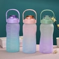thumbnail image 7 of JUNWELL 50 OZ Water Bottle with Motivational Time Marker & Straw - Leakproof BPA Free Reusable Flip Top Water Bottle for Sports and Fitness Enthusiasts, 7 of 7