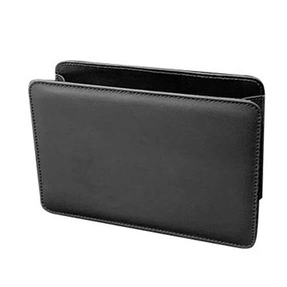 Leather Automotive Trash Bin with Leakproof Design, Easy Removable for Car Interior