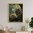 thumbnail image 6 of Diamond Art Kit for Adults, Tiger Resting Forest Tree Majesty Diamond Painting for Adults Beginners, 5D DIY Diamond Art Painting Kits, Colorful Diamond Painting Craft for Home Decor 12x16, 6 of 7