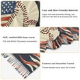 thumbnail image 5 of FORMRS Womens Scarf Winter Soft Long Big Warm Shawls Wrap Tassel Scarves, Baseball Pattern, 5 of 9
