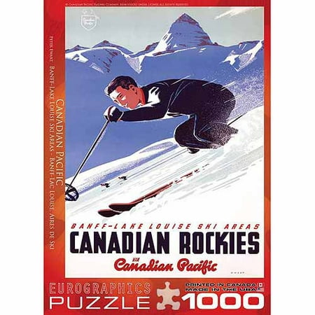 EuroGraphics CP Rail Lake Louise Ski Area 1000-Piece Puzzle