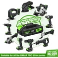 thumbnail image 5 of Restored GALAX PRO 20V 4-1/2" Cordless Circular Saw with Laser Guide, Rip Guide, 2 PCS Blades, 3400RPM, Max Cutting Depth 1-11/16"(90°), 1-1/8"(45°) (Refurbished), 5 of 7
