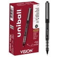 thumbnail image 1 of Bolígrafo Uniball Vision con micropunta de 0,5 mm, color negro, paquete de 12 unidades, 1 of 7