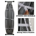 thumbnail image 6 of AMQTSLM Ironing Board Cover and Pad, Resist Scorching and Staining Thick Replacement Cover, Fit Standard Boards 54"x15", Wave Grey, 6 of 6