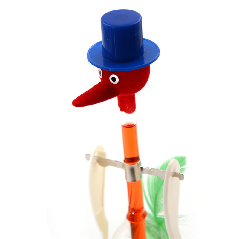 Drinking Bird Dippy Lucky Novelty Happy Duck Bobbing Toy Einstein Glass GifWTUS 