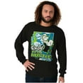 thumbnail image 5 of Cool Popeye Raised By the Hustle Men's Long Sleeve Tee T Shirt Brisco Brands S, 5 of 6