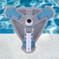 thumbnail image 4 of Tête d'Aspirateur de Piscine en Forme de Triangle Brosse de Nettoyage Tête d'Aspirateur Brosse de Nettoyage Outil de Nettoyage de Piscine, 1 * Buse de Piscine, Gris & Bleu, 4 of 6