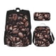 thumbnail image 1 of Balery Coffee Bean Mochila Escolar 3 en 1 para Niños - Mochila Resistente con Lonchera Térmica y Estuche - Mochila Escolar para Niños y Niñas, 1 of 7