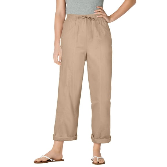 Woman Within Plus Size The Boardwalk Pant