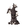 thumbnail image 3 of Escultura de estatua de de Halloween con cabeza de esqueleto, decoración de mesa para fiesta en chimenea interior., 3 of 9