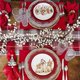 thumbnail image 4 of Juego de 16 servilleteros de árbol de Navidad, para bodas, Acción de Gracias, reuniones familiares, fiesta de cumpleaños (plata), 4 of 5