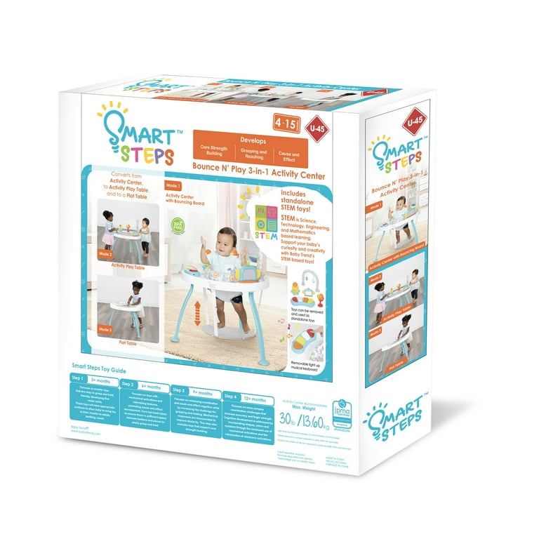 その他 4in1 Box SmartBoom's Play within a Play Smart Steps Bounce N' Play 3-in-1 Activity Center | Woodland
