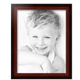 thumbnail image 2 of ArtToFrames 14" x 18" Matte mahogany Diploma Picture Frame, 14x18 inch Brown Wood Poster Frame (WOM-5108), 2 of 7