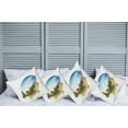 thumbnail image 6 of Ambesonne Fish Throw Pillow Cover 4 Pack, Wild Life in Nature Theme, 20", Green Blue, 6 of 6