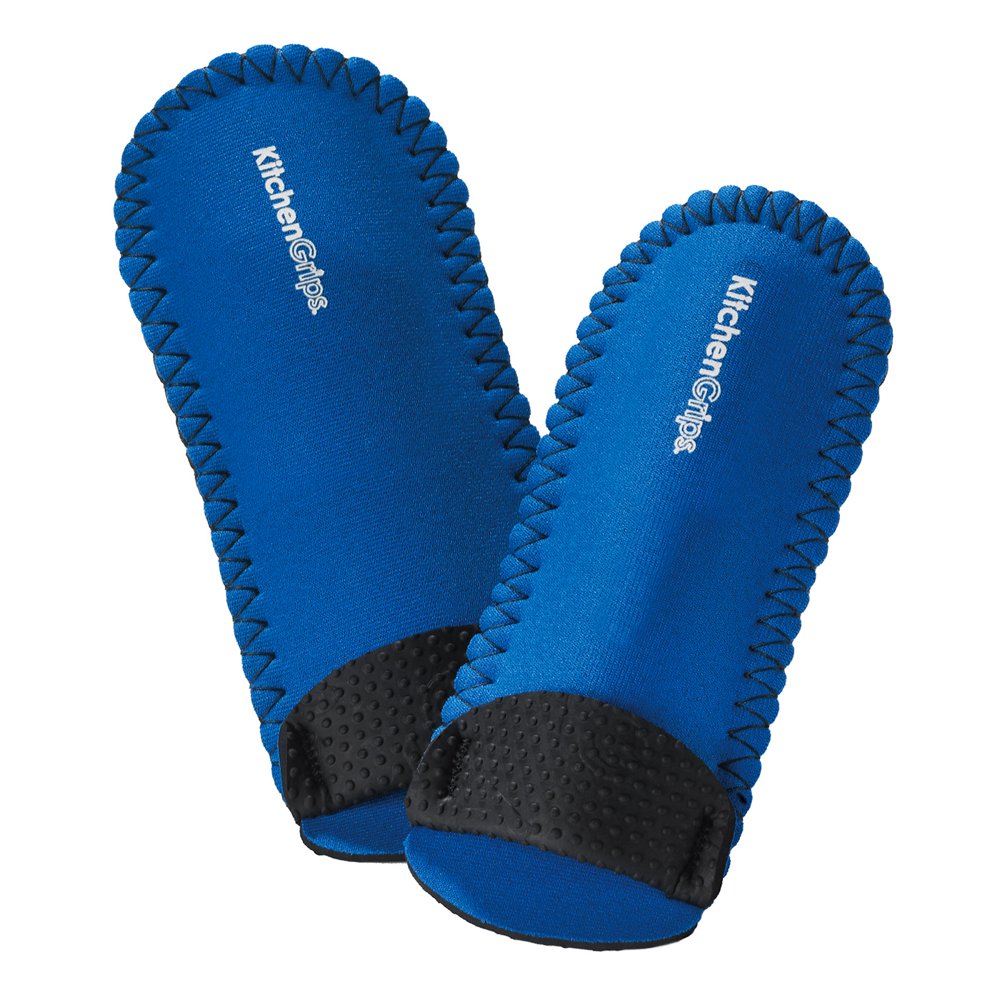 Kitchen Grips 2 Piece Deluxe Pan Handle Holder Set (Blueberry