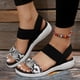 thumbnail image 2 of Amzcrzy Zapatos de mujer,Zapatos de mujer,Zapatillas de mujer, Sandalias de verano para mujer, con tacón plano y punta abierta, informales Sandalias Mujer Zapatillas De Casa, 2 of 9