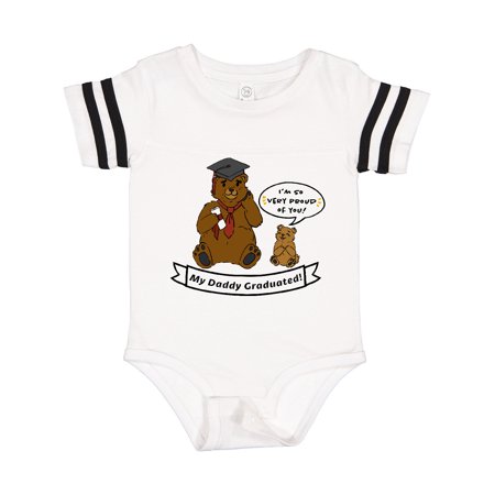 

Inktastic I m So Very Proud of You-My Daddy Graduated Bears Gift Baby Boy or Baby Girl Bodysuit