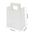 thumbnail image 3 of Unique Bargains Square Clear Gift Bag for All Occasions 1Pc White Clear 7.87"x3.94"x7.09", 3 of 5