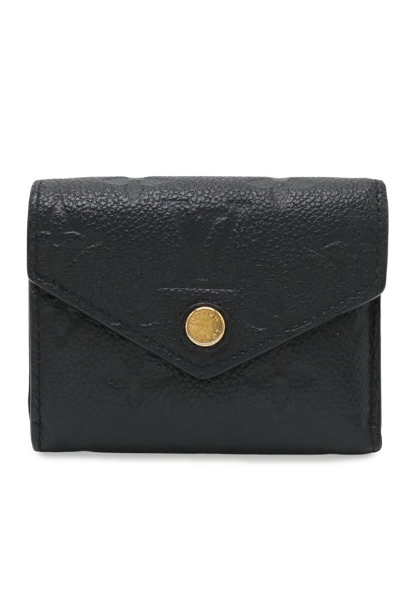 Pre-Owned LOUIS VUITTON Louis Vuitton Monogram Empreinte Portefeuille Zoe Tri-fold Wallet Noir...