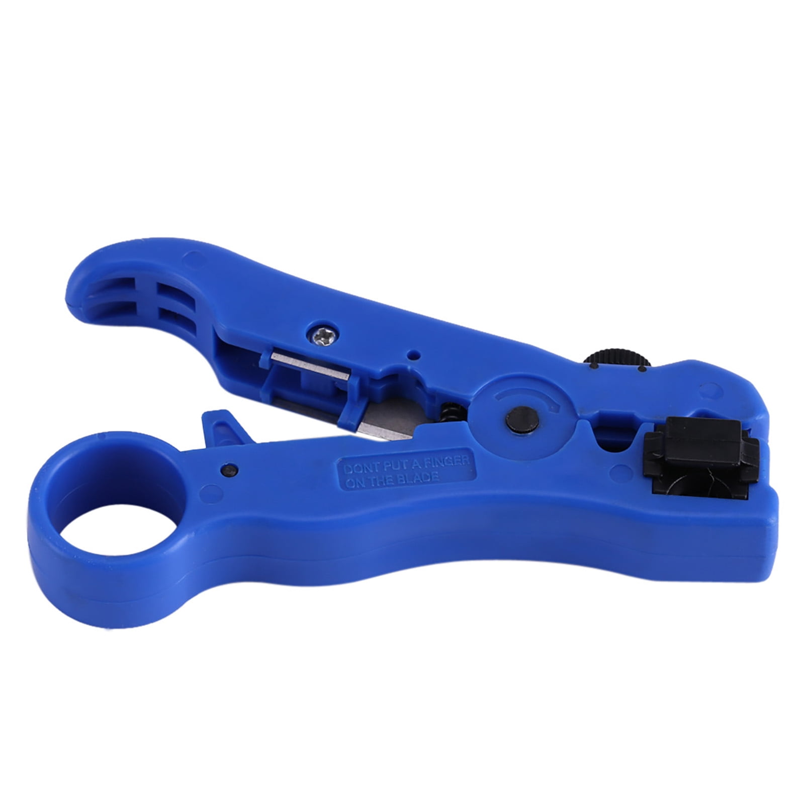 Coaxial Cable Stripper Tool For RG59 RG6 RG7 RG11 - Rotary Cutter For UTP/STP & Phone Wires, Adjustable Blade