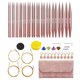 thumbnail image 1 of Aluminum Interchangeable Sewing Crochet Needles Circular Knitting Needles Set Weaving Yarn Knitting, 1 of 5