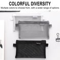 thumbnail image 4 of Ouuluon Pencil Case Portable Multifunctional Pencil Pouch, Gray Zipper Handmade Storage Bag for Travel Cosmetic Home Office Study, 4 of 6