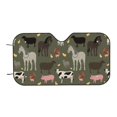 thumbnail image 6 of Lsque Farm Animals Car Windshield Sun Shade | Accordion Folding Style Auto Shade for Car Truck SUV Van | Blocks UV Rays Sun Visor Protector | Medium, 6 of 7