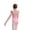 Pink, variant on LYMAYTER Girls Gymnastics Leotards Kids Cross Back Practice for 3-11Y Ruffle Short Sleeve Ballet Bodysuit