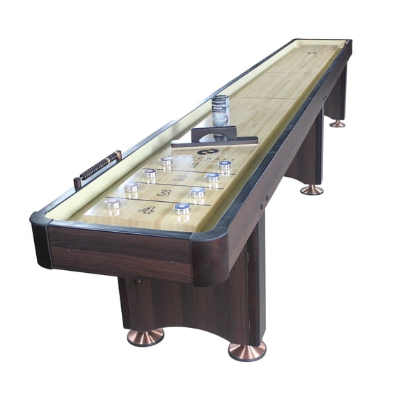 Playcraft Woodbridge Espresso 14 Ft. Shuffleboard Table