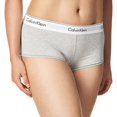 thumbnail image 2 of Pantalón corto Calvin Klein moderno de algodón para niño, color gris jaspeado, 2 of 3