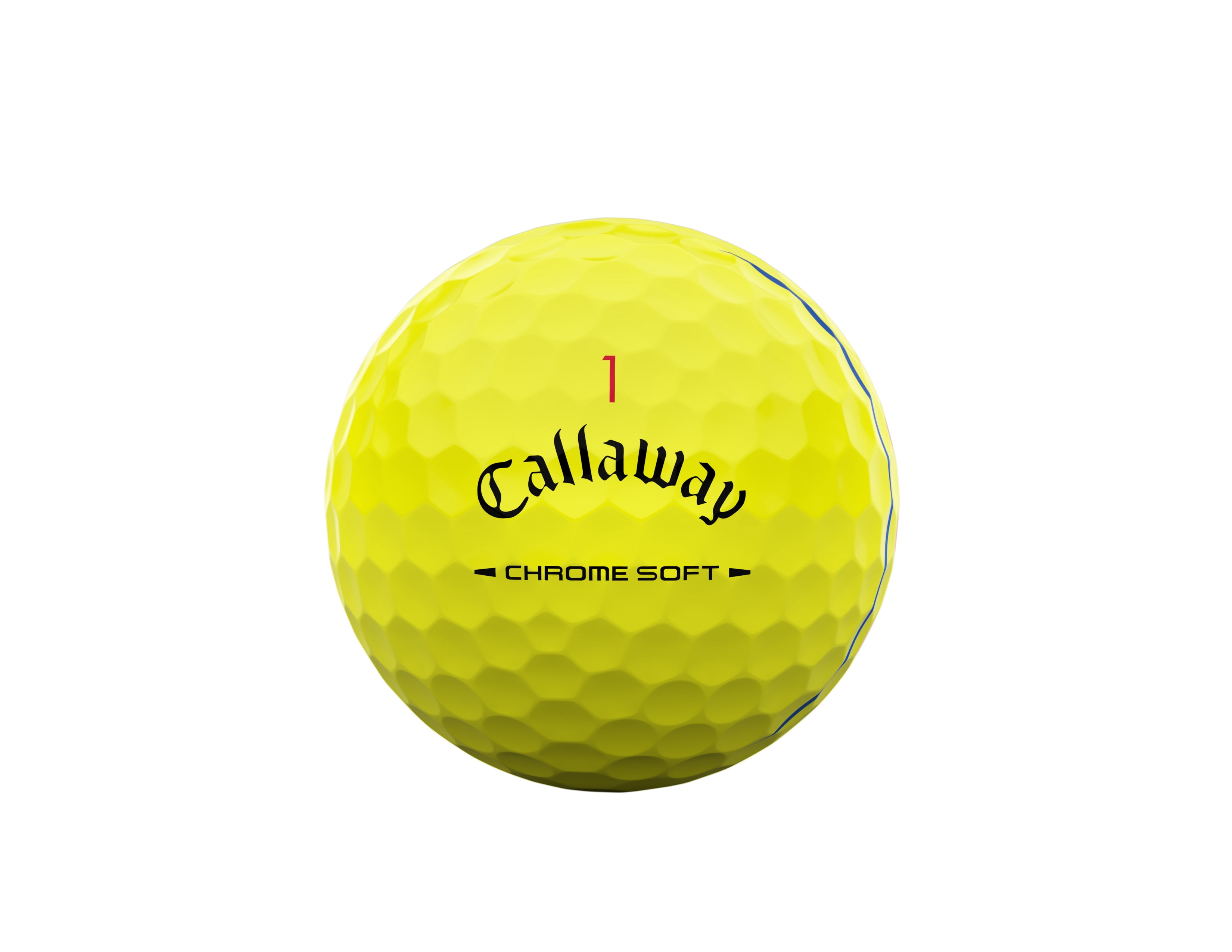 (2 pack) Callaway Golf Chrome Soft 26 - Yellow Triple Track 12 Ball Pack New
