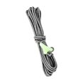 thumbnail image 1 of Wosthever Cuerda Prusik Premium de 6 mm, cuerda reflectante para exteriores, línea de sujeción de alta resistencia y durabilidad. carpas gris, 1 of 6