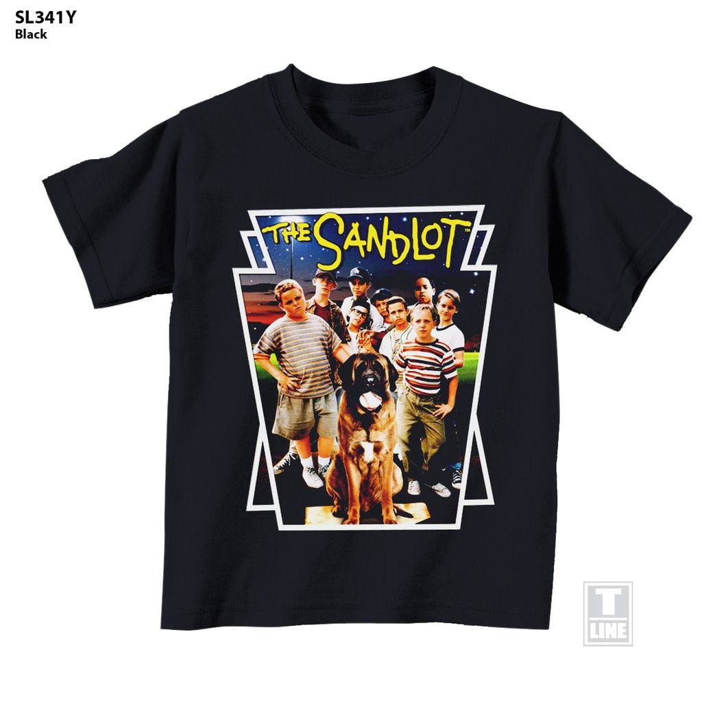 The Sandlot Movie Poster Black Youth T-Shirt 