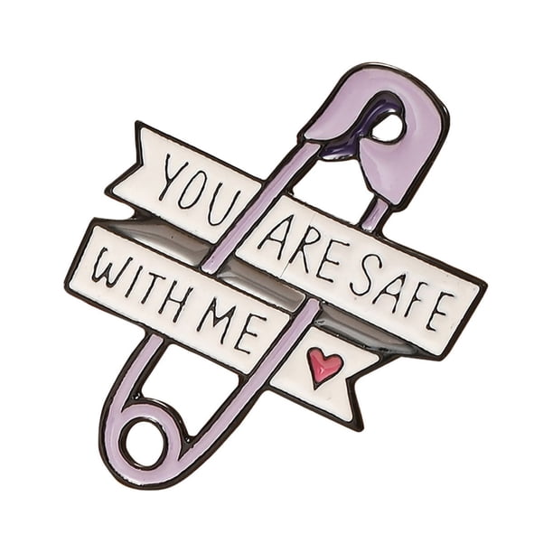 Broche «Are Me for You» con corazón, unisex, broche «With You»