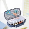 thumbnail image 5 of Ohmyroo Large Capacity Canvas Pen Case Multi Layer Portable Stationery Organizer For Office Professionals, 5 of 5
