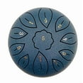 thumbnail image 1 of Ethereal Drum Tambour à Langue en Acier Bleu de 6 Pouces avec Sac de Transport 11 Notes Ton Sol Handpan Instrument de Percussion (1 Pcs) Rkxzt, 1 of 8