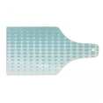 thumbnail image 1 of Vintage Blue Cutting Board, Vertical Geometric Dots Pattern Decreasingly Flowing down in Order, Tempered Glass Cutting and Serving Board, Wine Bottle Shape, Pale Blue and White, by Ambesonne, 1 of 1