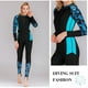 thumbnail image 4 of Traje de buceo para mujer, manga larga, costuras impresas antiarañazos, accesorios para exteriores Hugtrwg Para estrenar, 4 of 9