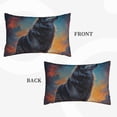 thumbnail image 2 of Balery Moonlit Night Sky Wolf Bedding Queen Pillow Cases - Envelope Closure - Soft Brushed Microfiber Fabric - Shrinkage and Fade Resistant Pillow Cases-16"x24", 2 of 6