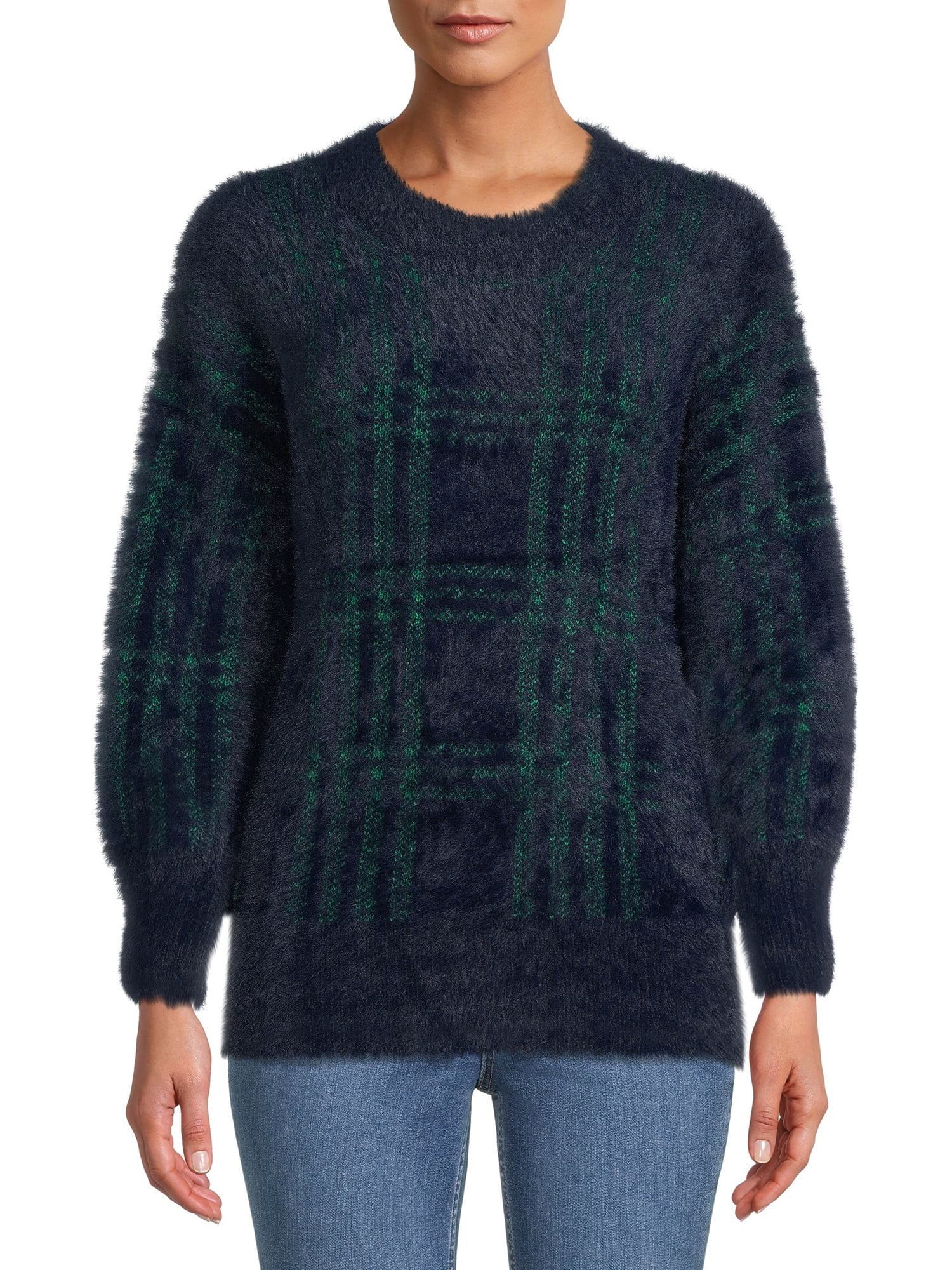 Eyelash Pullover Sweater - Walmart 