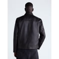 thumbnail image 5 of Free Assembly Men's Leather Jacket with Zip Pockets, Sizes XS-2XL, 5 of 7