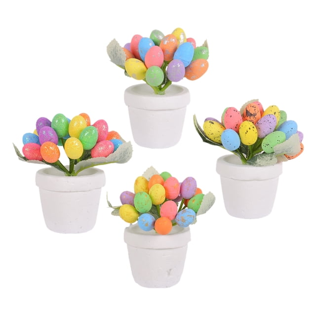 unbranded 4Ud Huevo Bonsái De Pascua Para Exterior Jardín Y Eventos Festivos