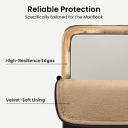 tomtoc 360 Protective Puffy Laptop Sleeve for 2026 13-inch MacBook Neo A3404 A18, Water-Resistant Quilted Soft Puffer Bag Shockproof Computer Case Work Bag Fits 12-13 Inch Surface Pro Copilot+ PC