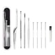 thumbnail image 1 of Orejera De Acero Inoxidable 8 Piezas Ear Pick Set De Acero Inoxidable Earpick Ear Wax Curette Remover Ear Clean Tool Con Estuche, 1 of 8