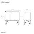 thumbnail image 4 of Annecy 60 Brushed Grey Bathroom Vanity Cabinet Only (SM-BV236), 4 of 4