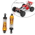 thumbnail image 4 of 2x 2 unids/set frente y amortiguador trasero ajuste para 1/14 144001 carreras de del coche Hugo Amortiguador trasero delantero, 4 of 10