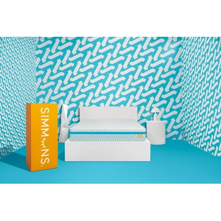 Simmons Charli & Dixie 10" MD Memory Foam Mattress - Mulit-Colored