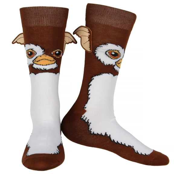 Gremlins Gizmo Socks 3D Ears  Character Design Adult Stretchy Crew Socks For Men Women 1 Pair
